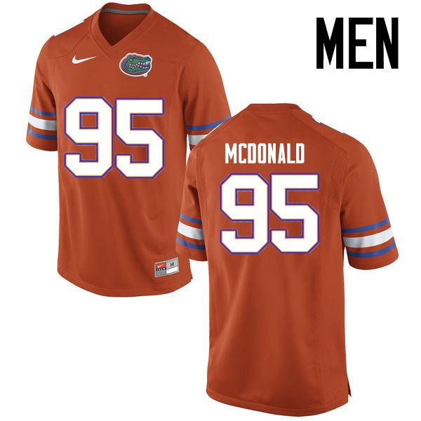 Florida Gators Men #95 Ray McDonald College Football Jerseys Orange